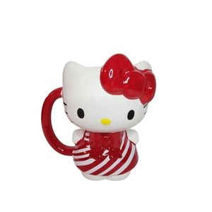 Hello Kitty Christmas Candy Cane Mug